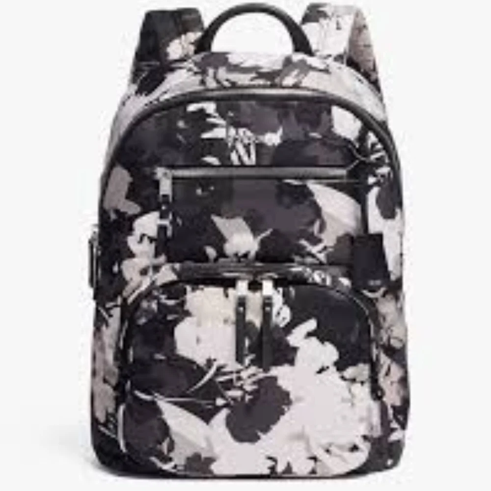 Tumi Voyageur Hagen Nylon Backpack in African Floral Print
